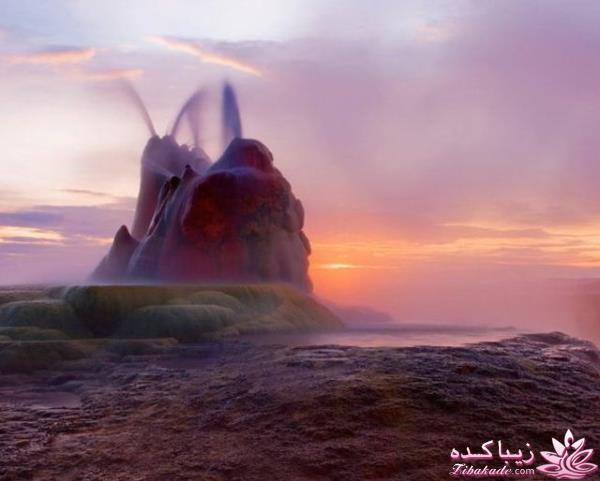 کوه های آبفشان در آمریکا 